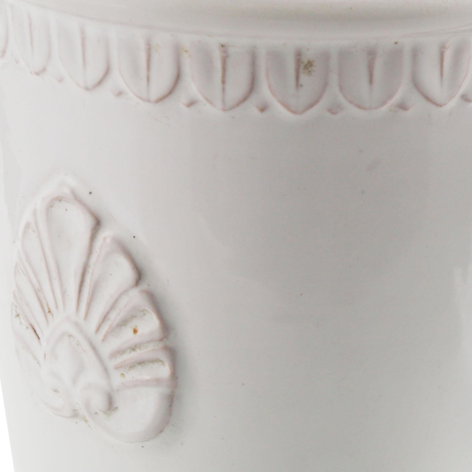 Late 18th Century, Greek Classic Enameled Terracotta Vase Ceramiche di Este For Sale 4