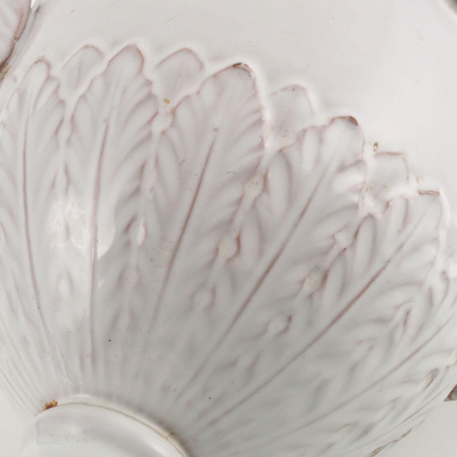 Late 18th Century, Greek Classic Enameled Terracotta Vase Ceramiche di Este For Sale 6