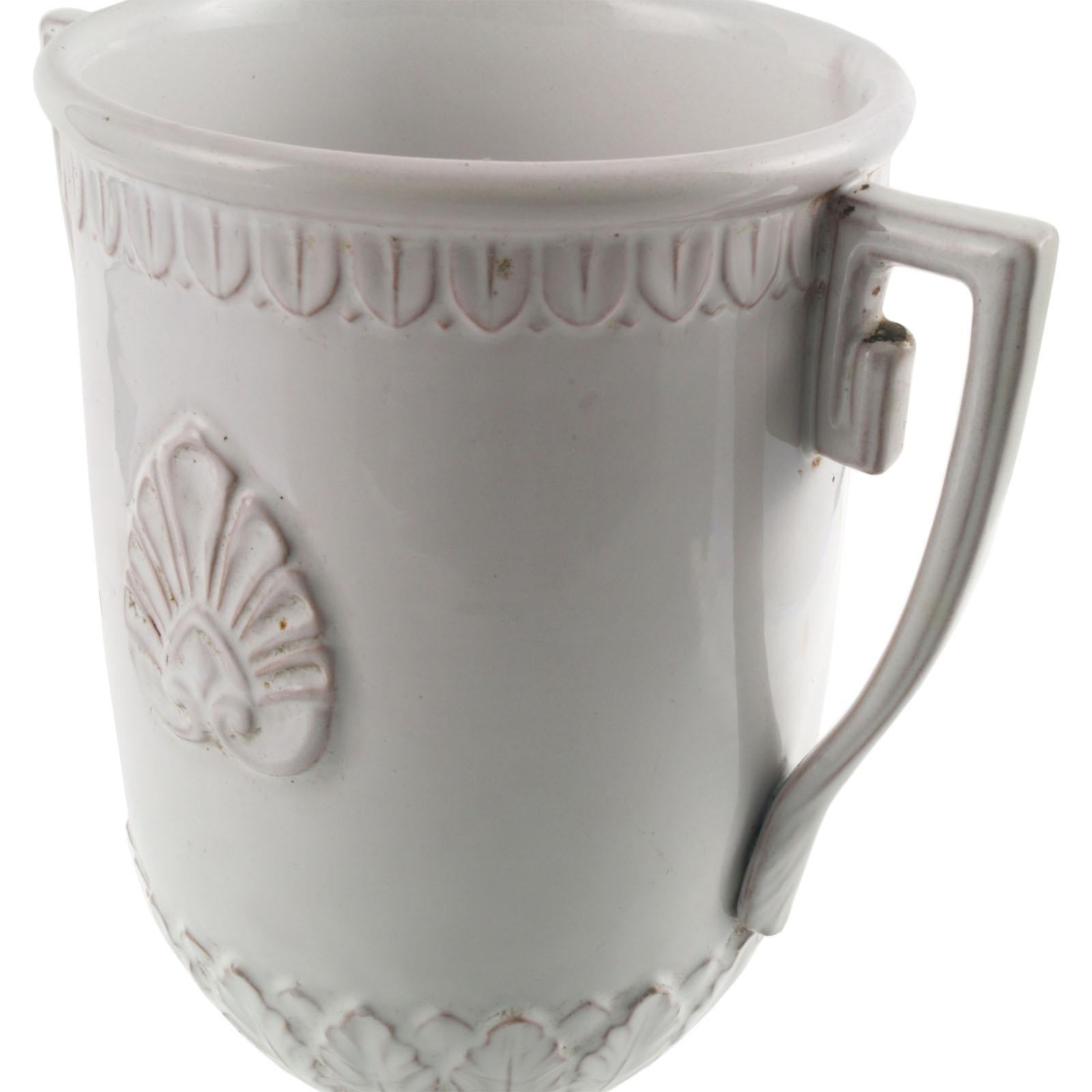 Ende des 18. Jahrhunderts, griechische Classic emaillierte Terrakotta-Vase Ceramiche di Este im Angebot 1
