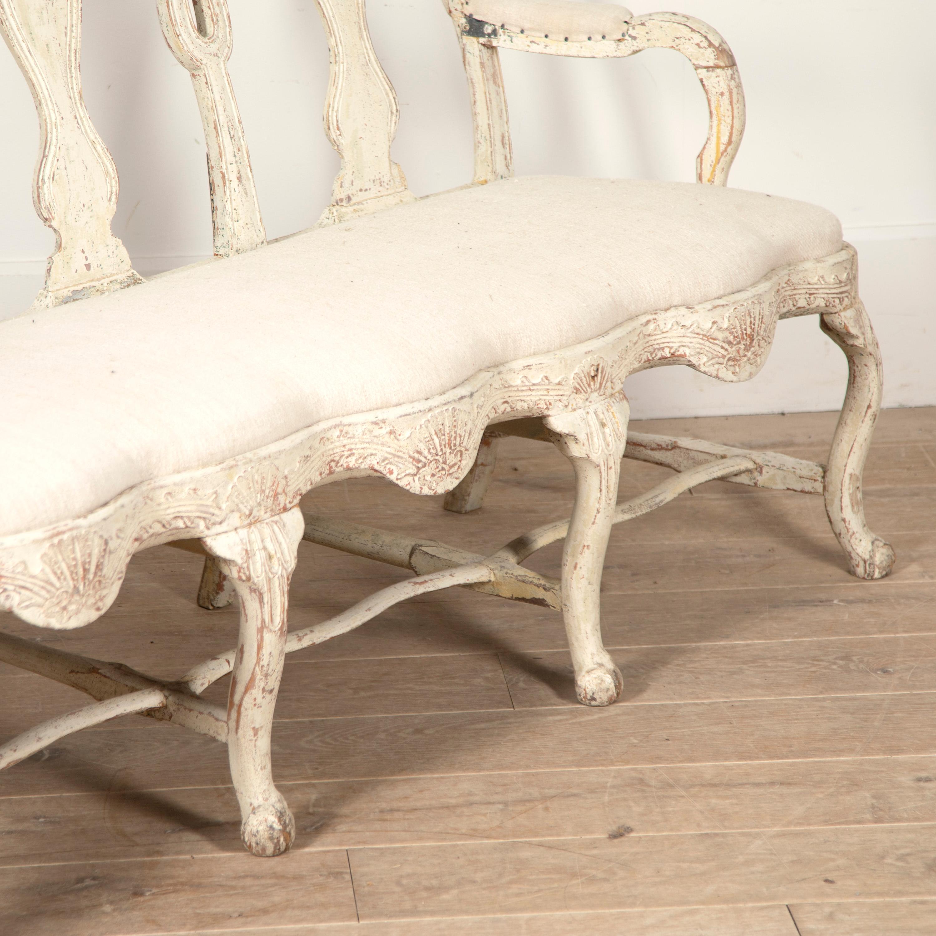 Late 18th Century Gustavian Sofa In Good Condition For Sale In Gloucestershire, GB