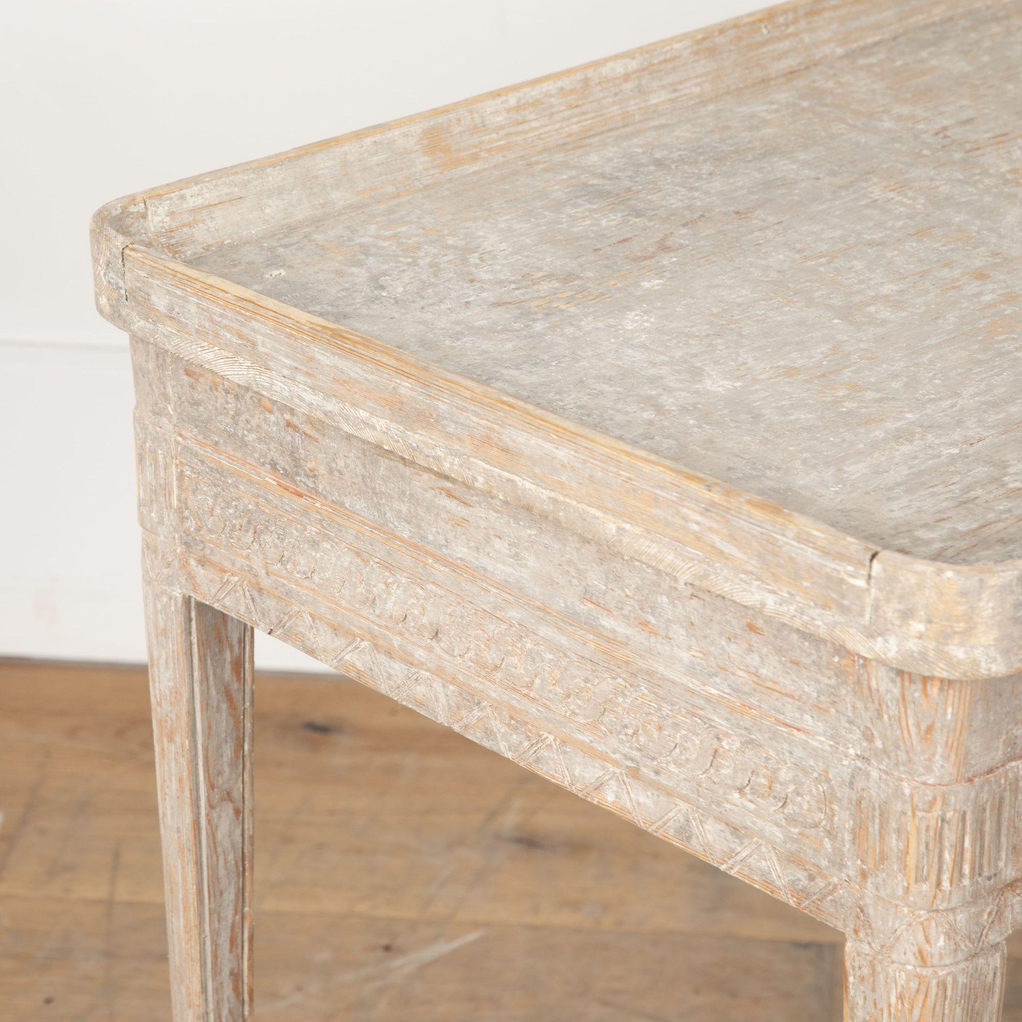 Swedish Late 18th Century Gustavian Tray Table