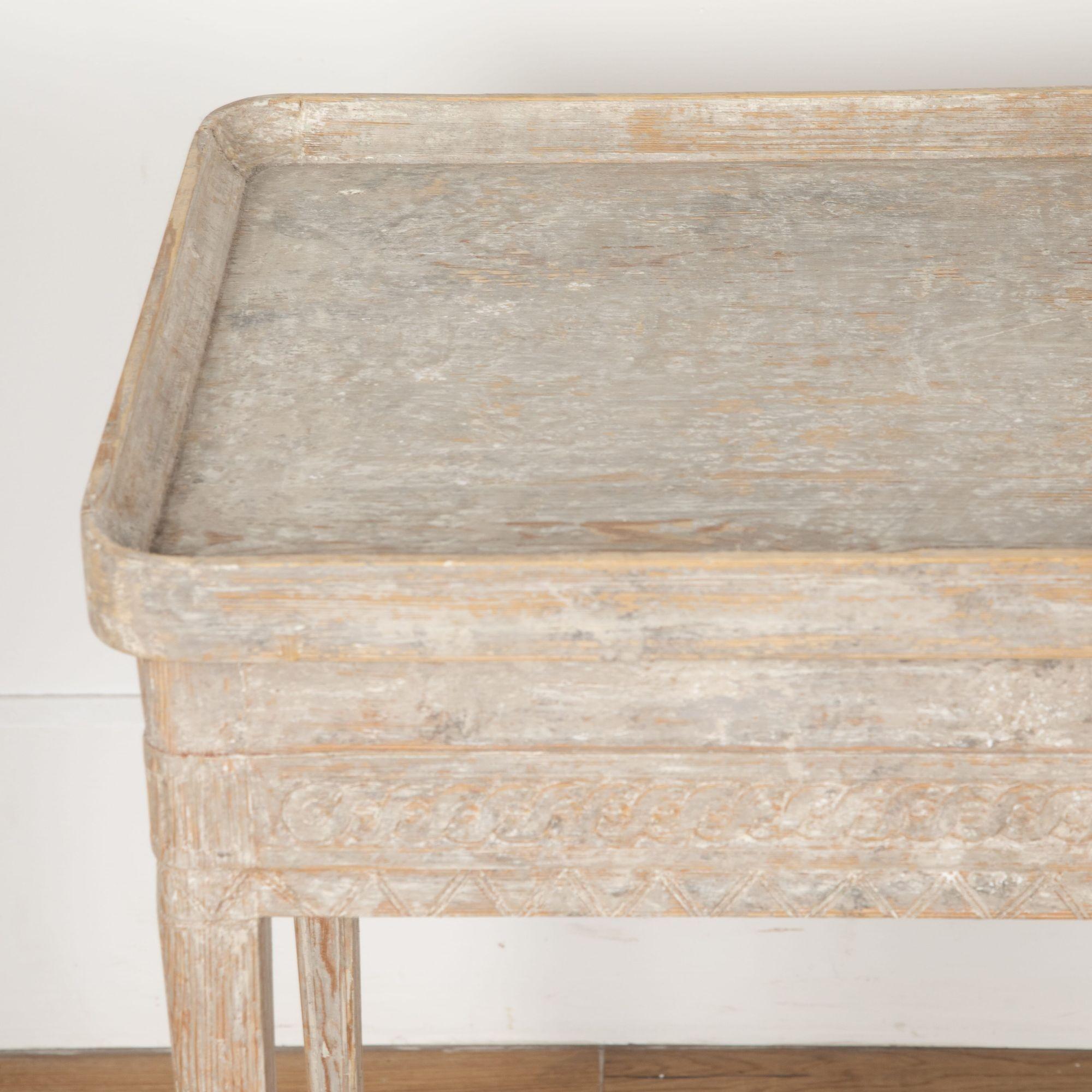 Late 18th Century Gustavian Tray Table 1