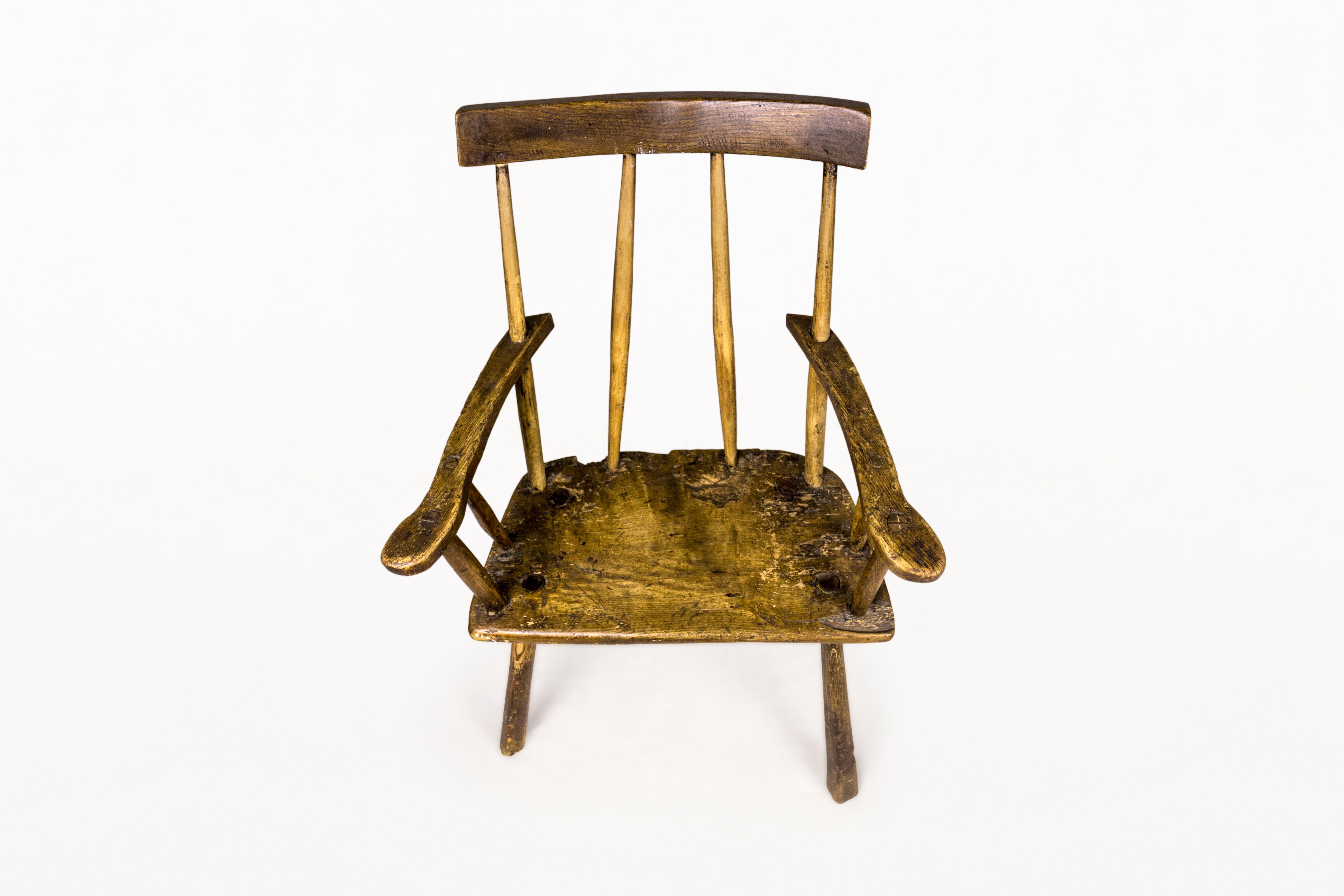 Late 18th Century Irish Folk Art Armchair, Circa 1780, Ireland For Sale 1