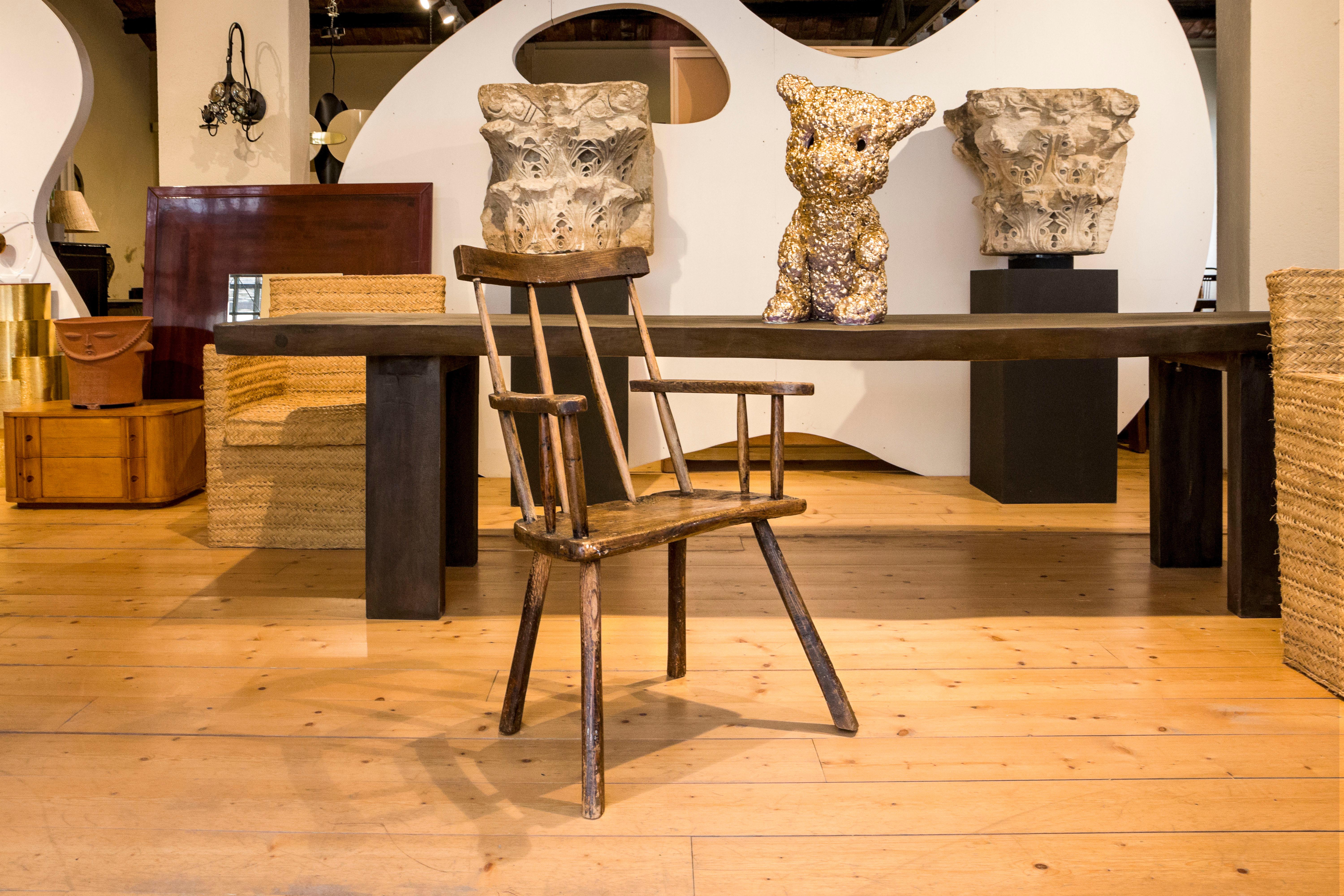 Late 18th Century Irish Folk Art Armchair, Circa 1780, Ireland For Sale 5