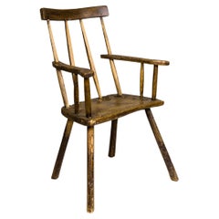 Late 18th Century Irish Folk Art Armchair, Circa 1780, Ireland