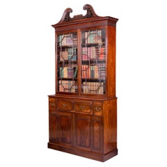 Late 18th Century Irish Georgian Secretaire Bookcase 