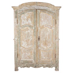 Late 18th Century Italian Armoire in Polychrome Decoration