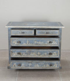 Late 18th Century Italian Chinoiserie Decorated Commode