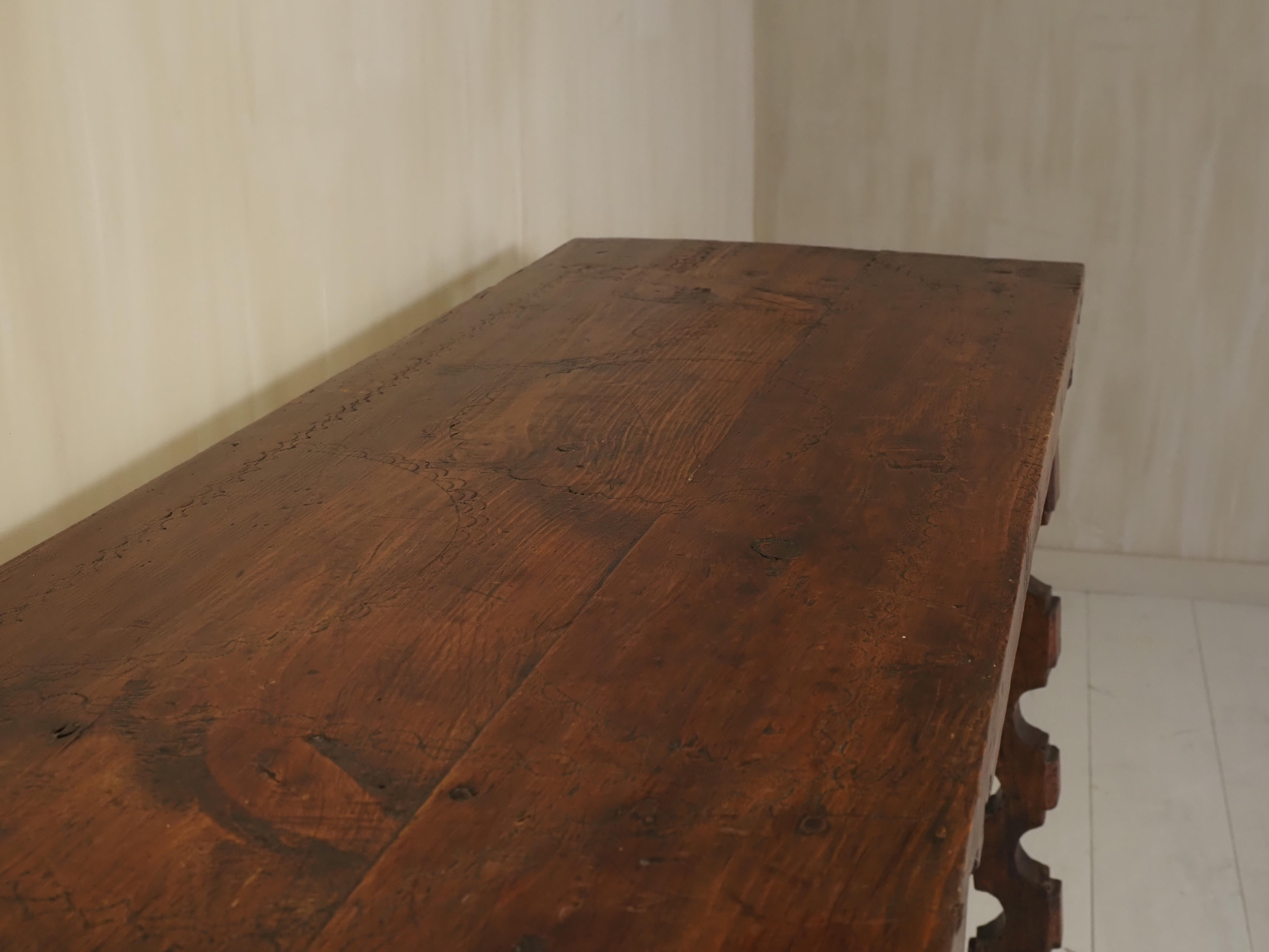 Late 18th Century Italian console table For Sale 5