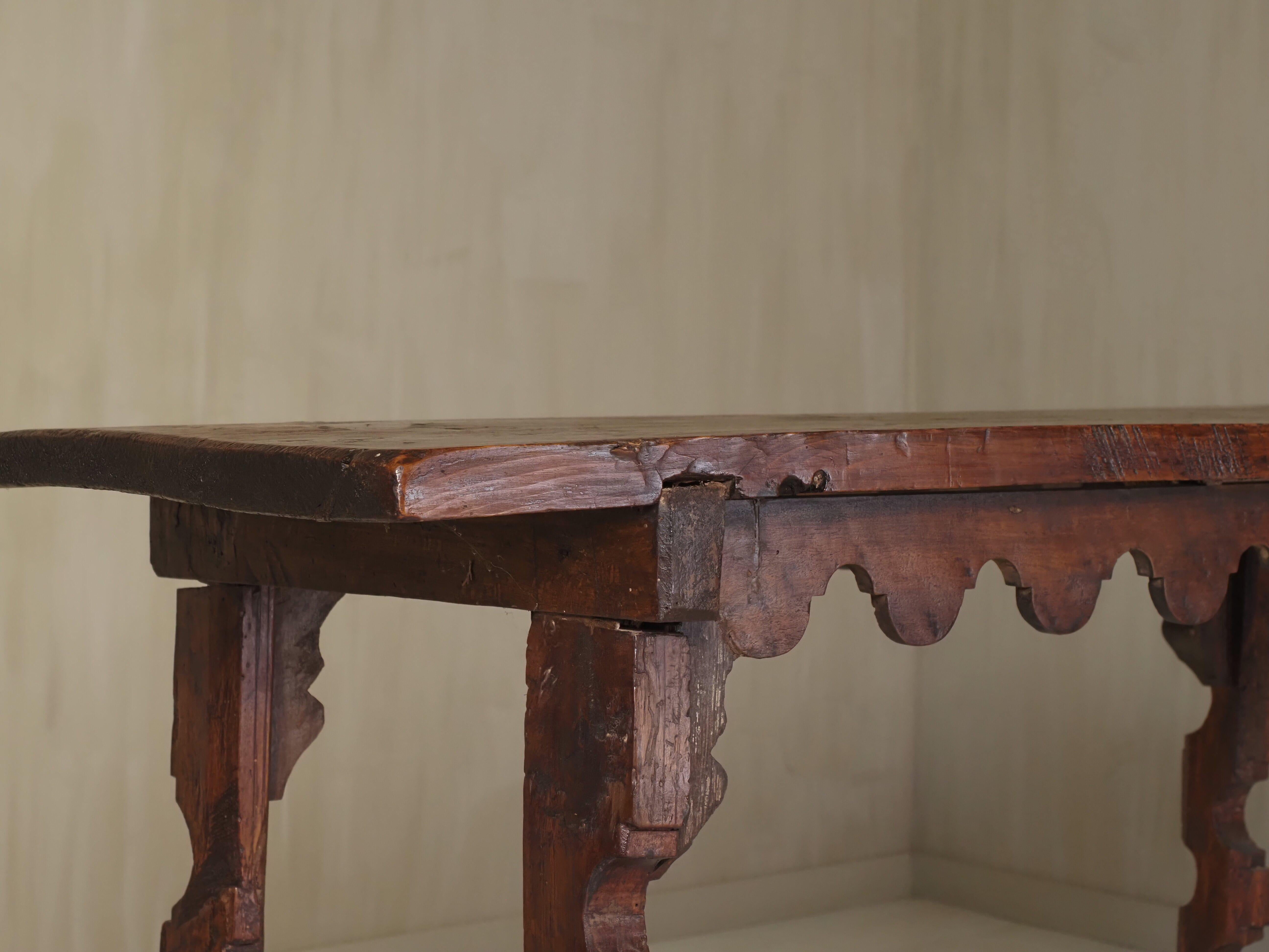 18th Century and Earlier Late 18th Century Italian console table For Sale
