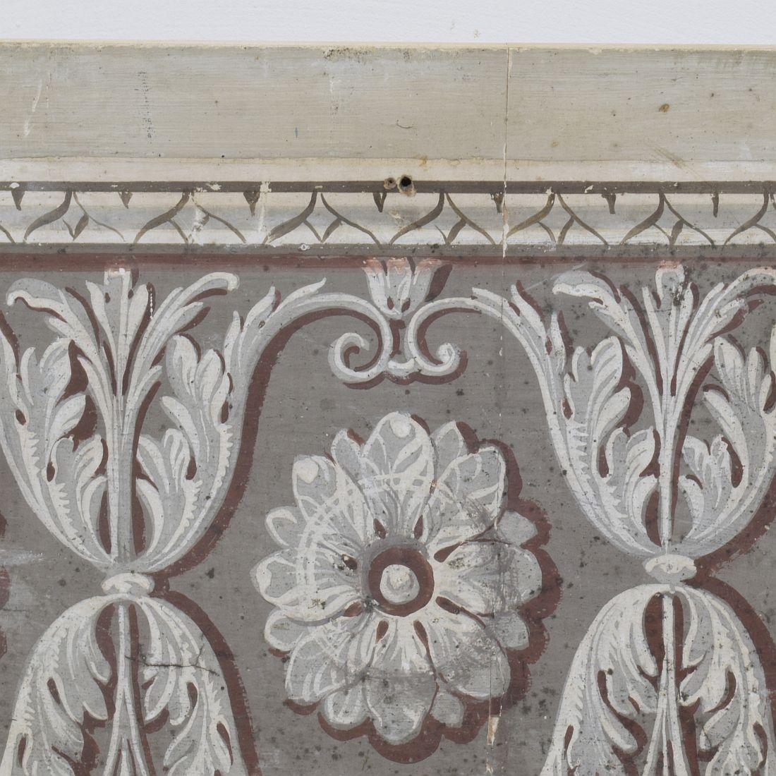 Pannello dipinto a mano neoclassico italiano della fine del XVIII secolo in vendita 3