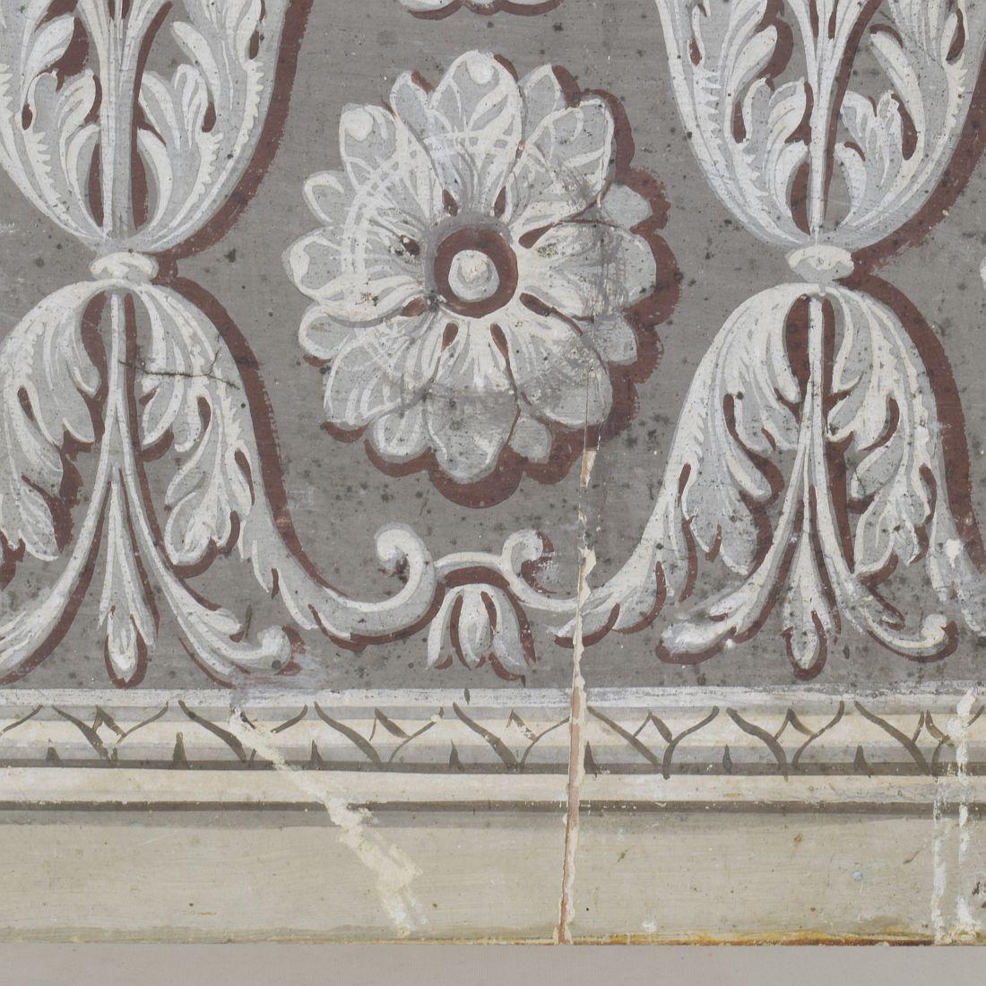 Pannello dipinto a mano neoclassico italiano della fine del XVIII secolo in vendita 6