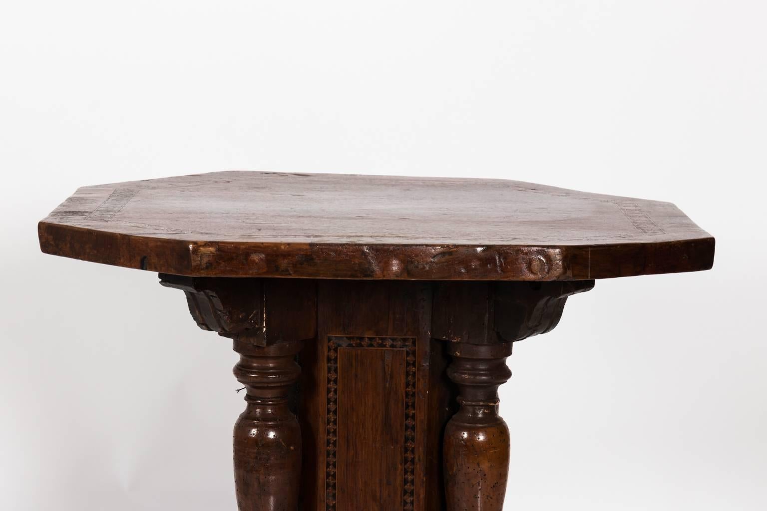 Late 18th Century Italian Pedestal Table 6