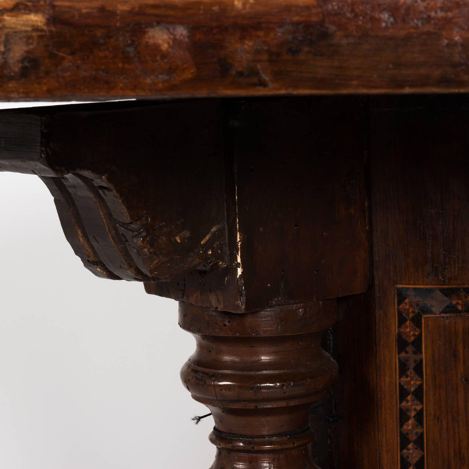Late 18th Century Italian Pedestal Table 8