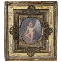 Late 18th Century Italian Portrait of a Cherub Late 18th Century Italian Portrait of a Cherub