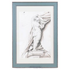 Late 18th Century Italian Putto Drawing