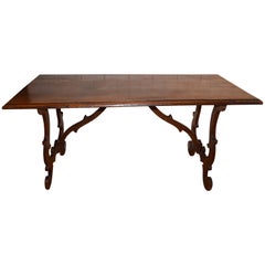 Late 18th Century Italian Walnut Refectory Table