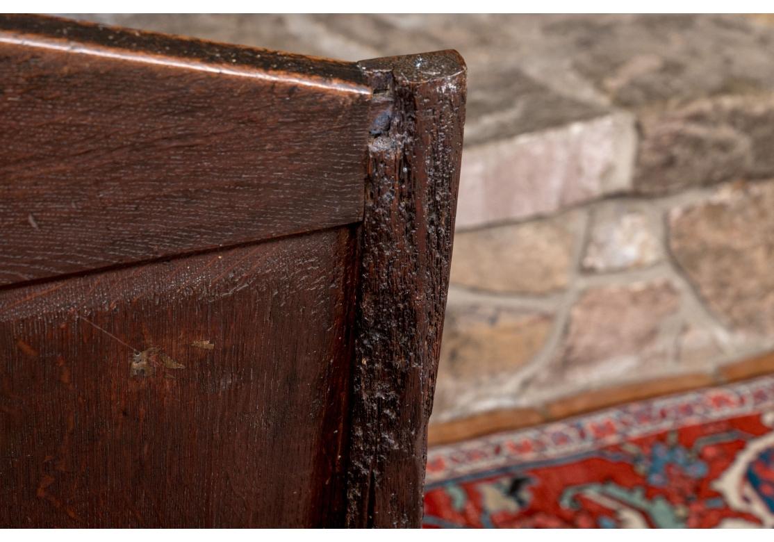 Spätes 18. Jahrhundert Jacobean Stil Hall Stuhl im Angebot 5