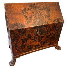 Late 18th Century Lacquered Sicilian Noble Blanket Chest