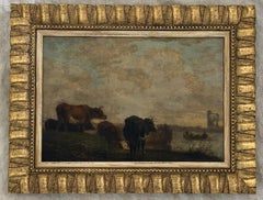Landschaftsgemälde aus dem späten 18. Jahrhundert von Jacob van Strij