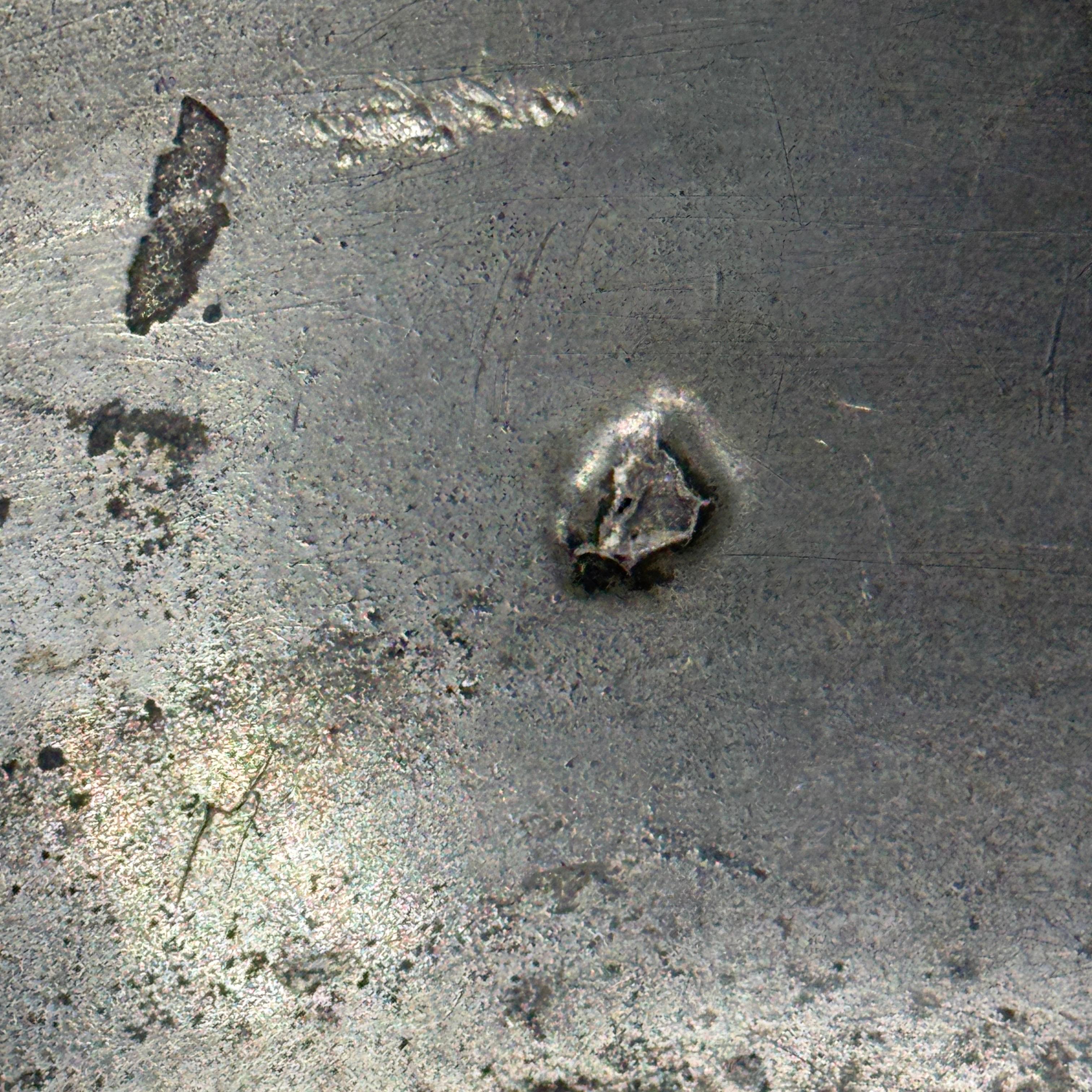 Grande ciotola rotonda danese in peltro della fine del XVIII secolo in vendita 2