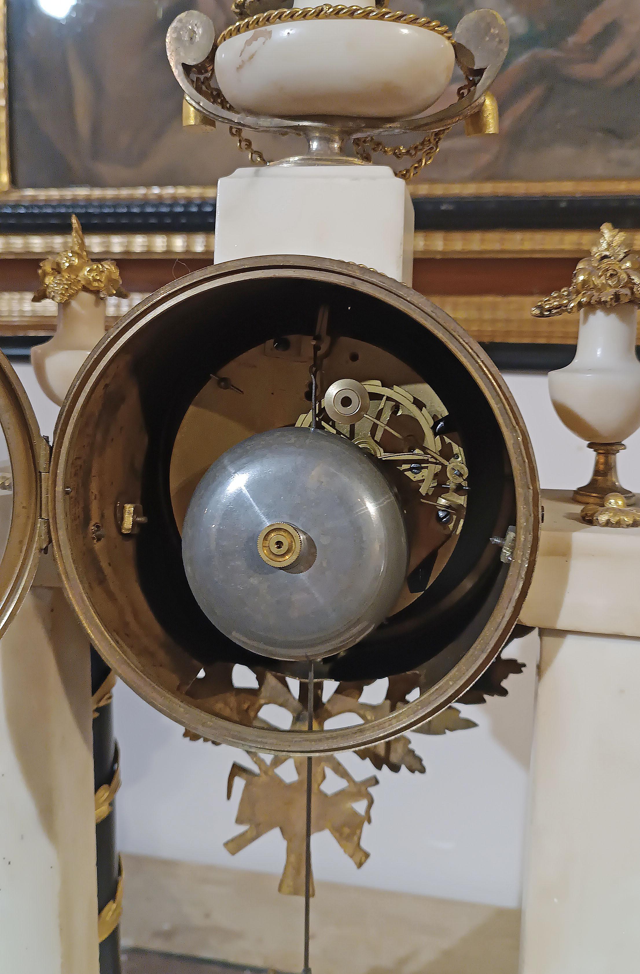 OROLOGIO A TEMPIO DIRETTO DEL TARDO 18° secolo in vendita 2