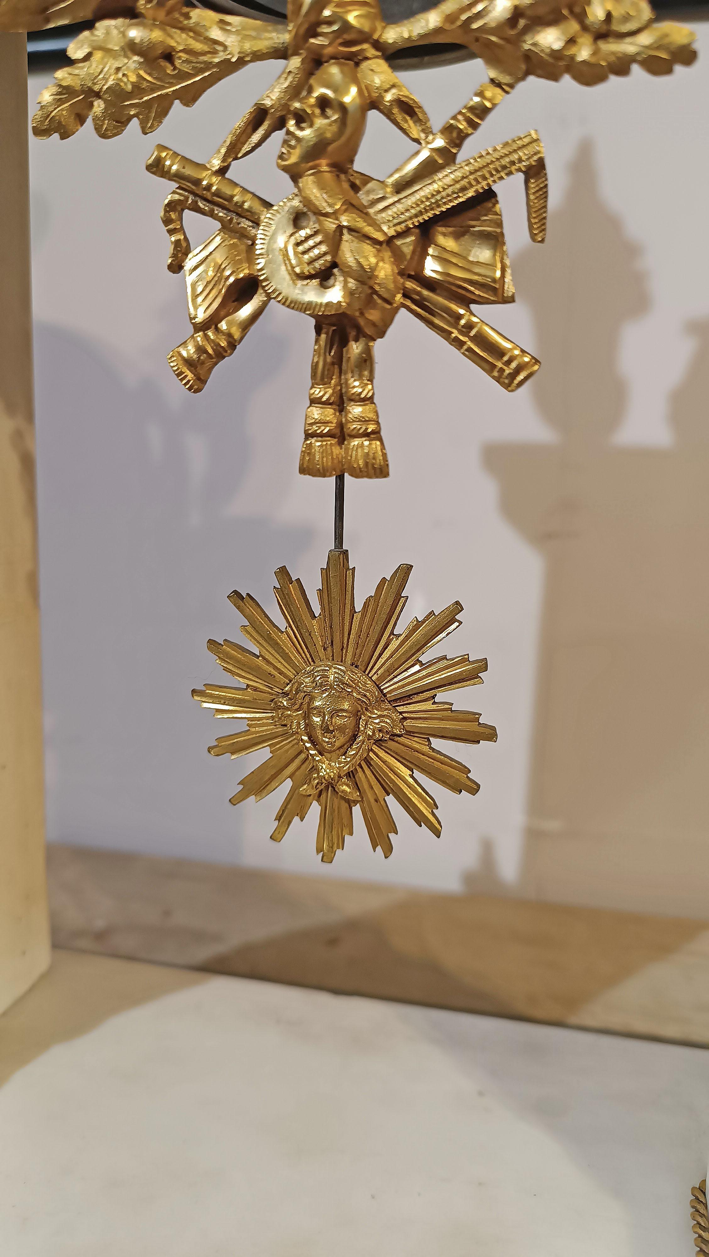 Bronzo OROLOGIO A TEMPIO DIRETTO DEL TARDO 18° secolo in vendita