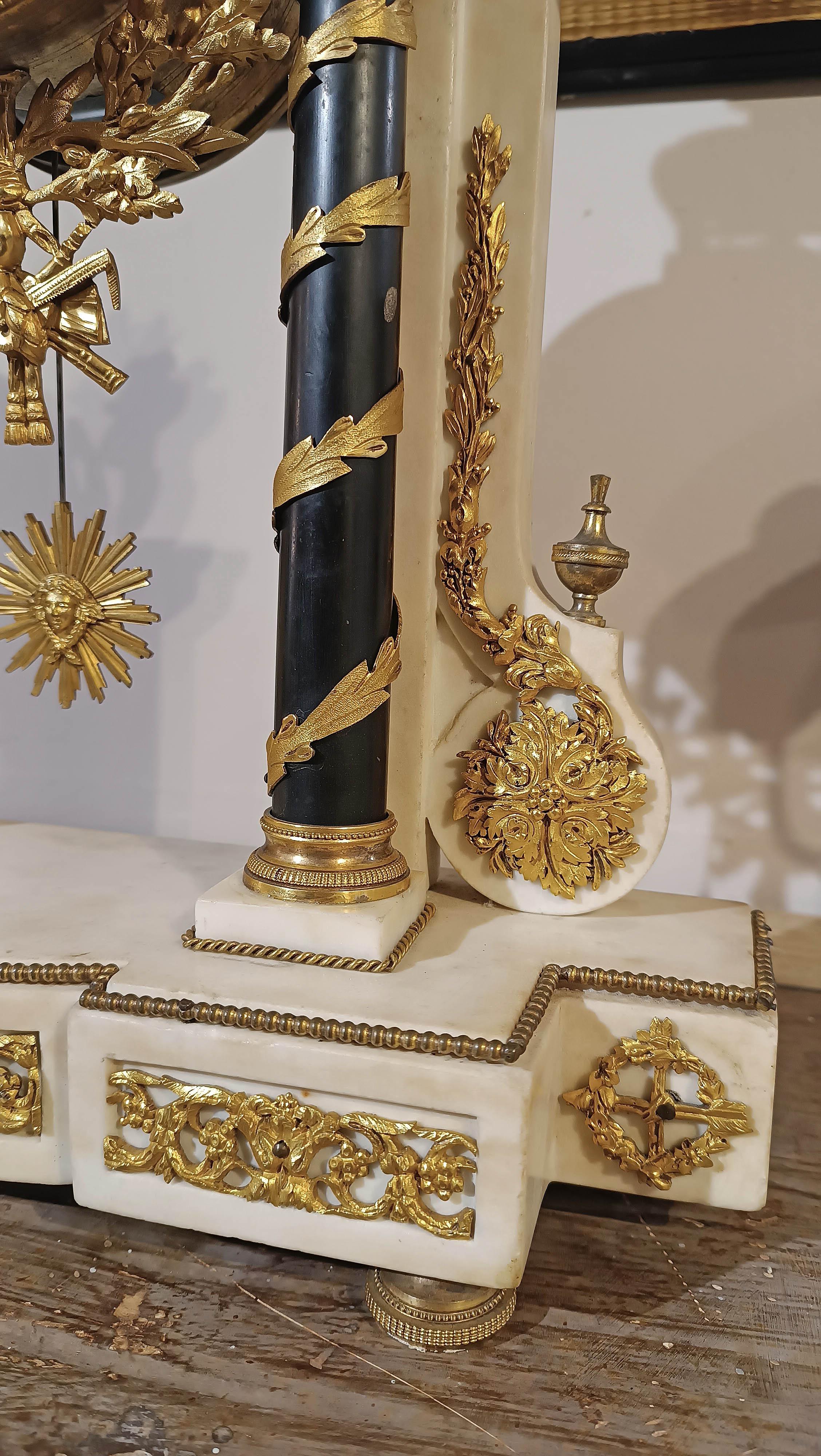 OROLOGIO A TEMPIO DIRETTO DEL TARDO 18° secolo in vendita 1