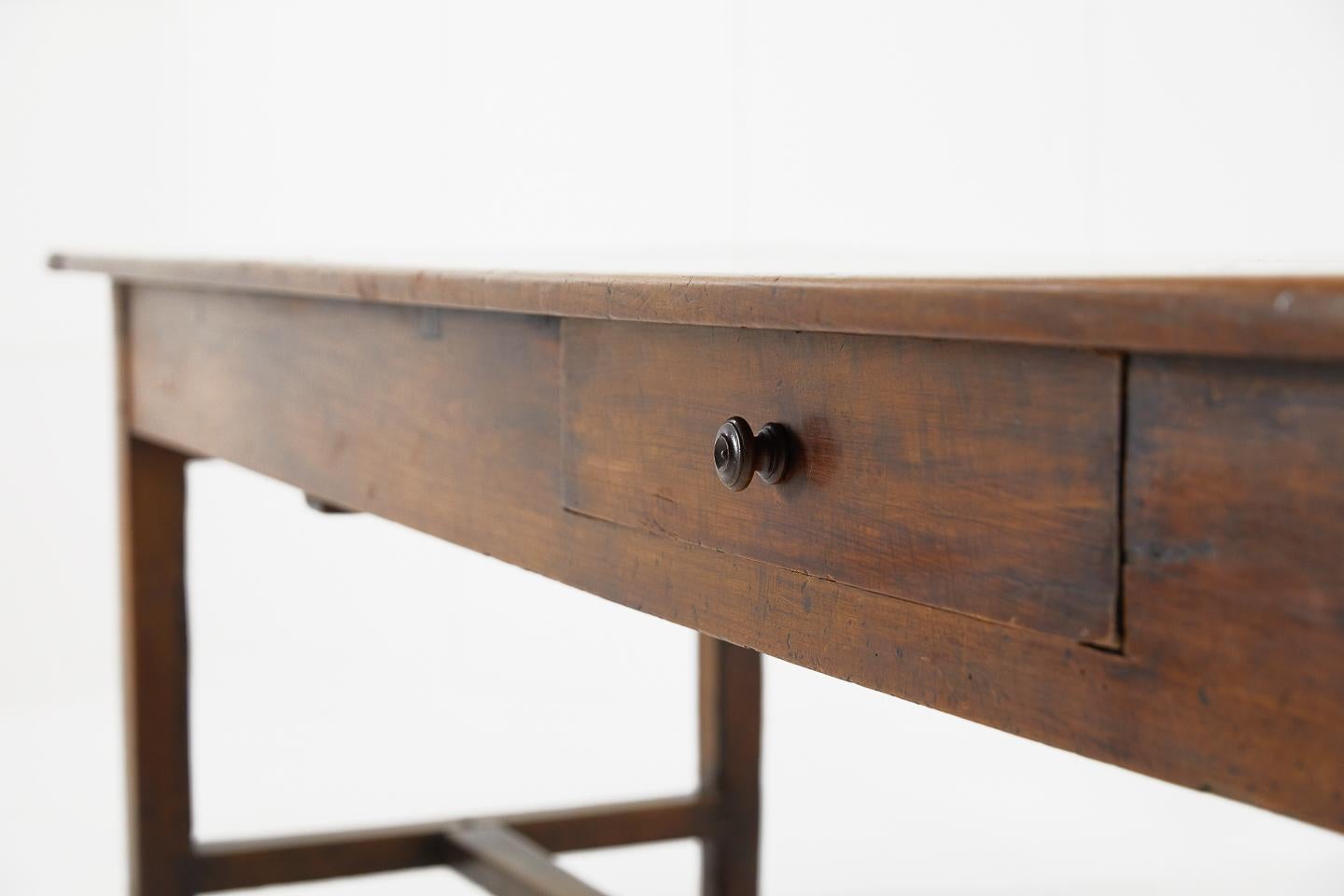 Late 18th Century Large French Cherrywood Farmhouse Table 5