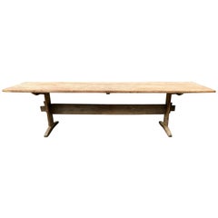 Late 18th Century Large Swedish Trestle Table