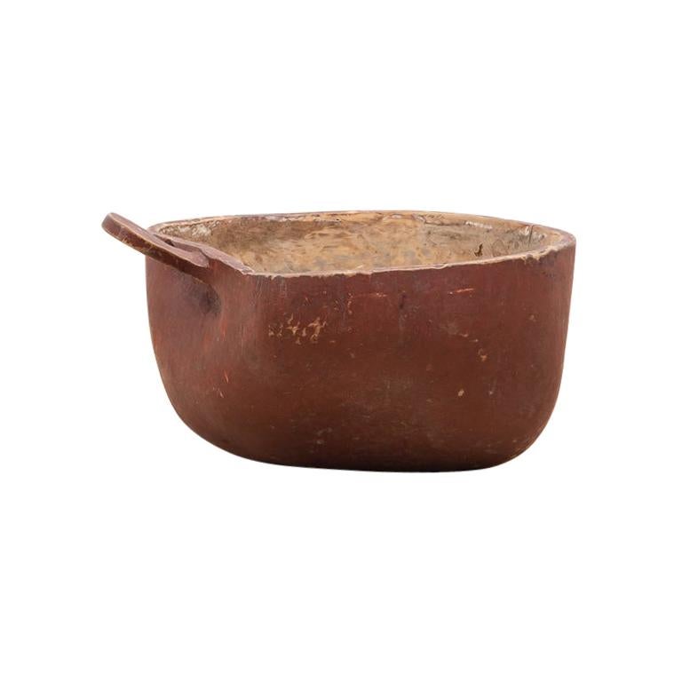 Late 18th Century Large Swedish Wooden Bowl