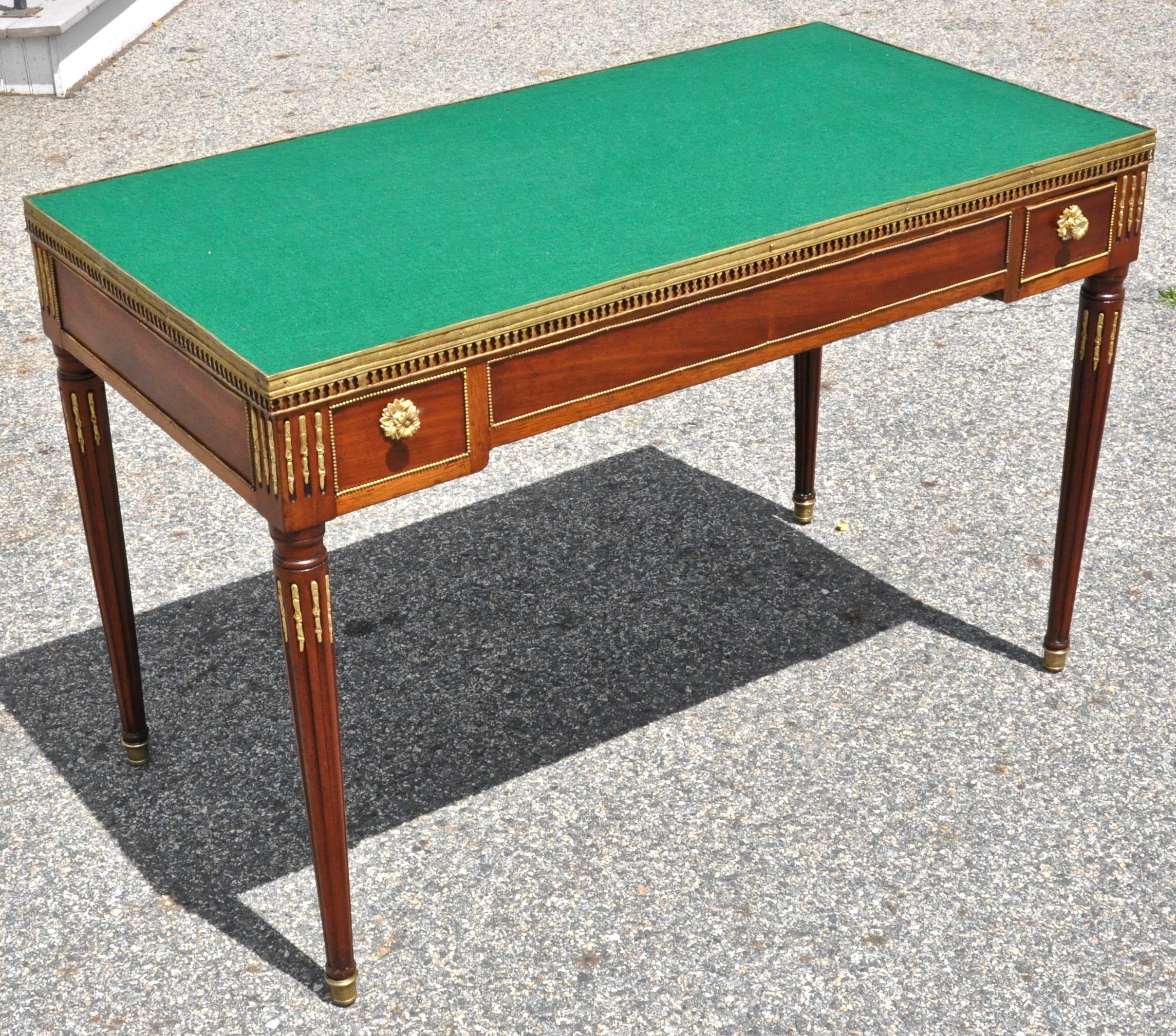 Inlay Late 18th Century Louis XVI Backgammon or Trictrac Game Table