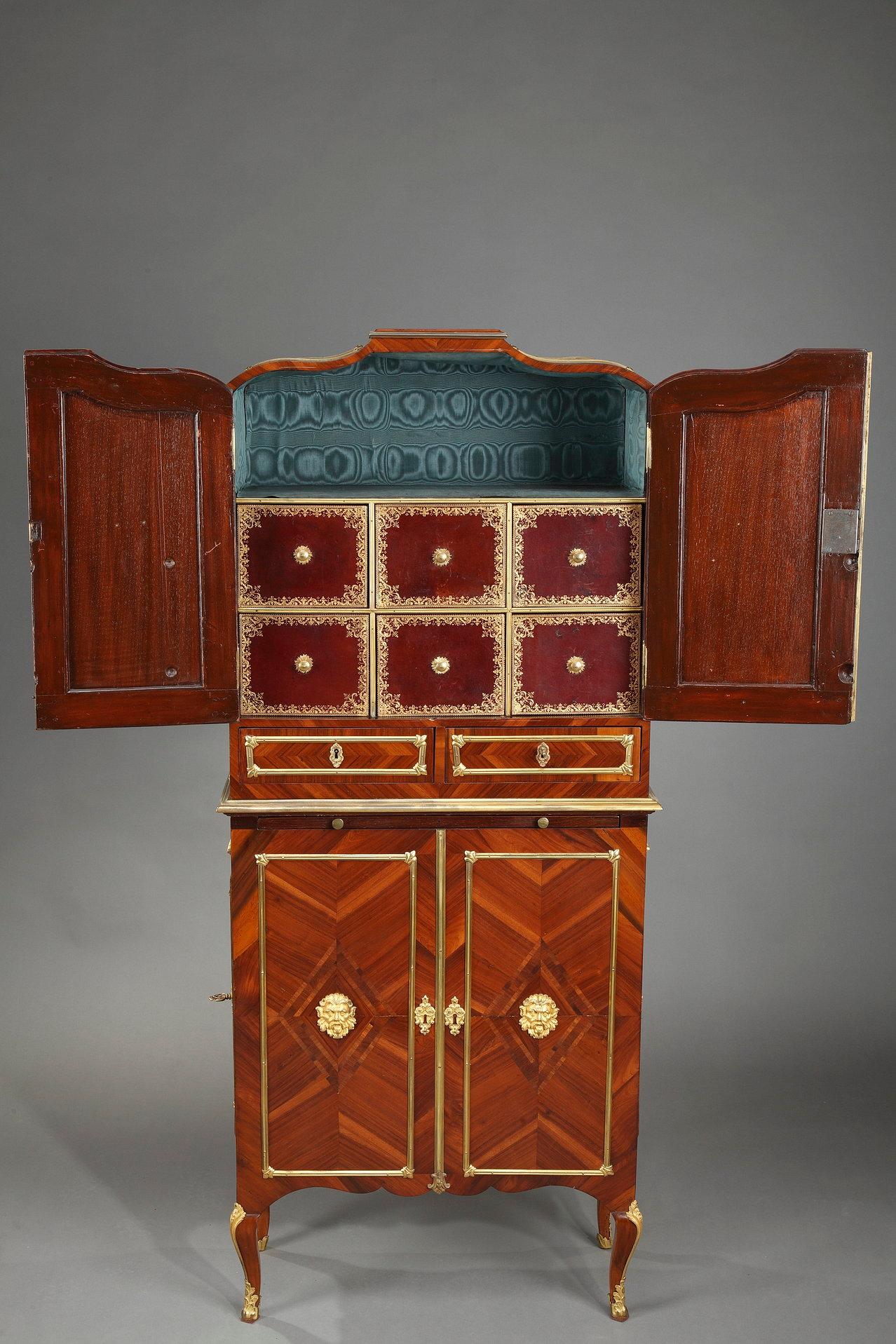 Bureau Cartonnier Louis XVI de la fin du XVIIIe siècle Bon état - En vente à Paris, FR