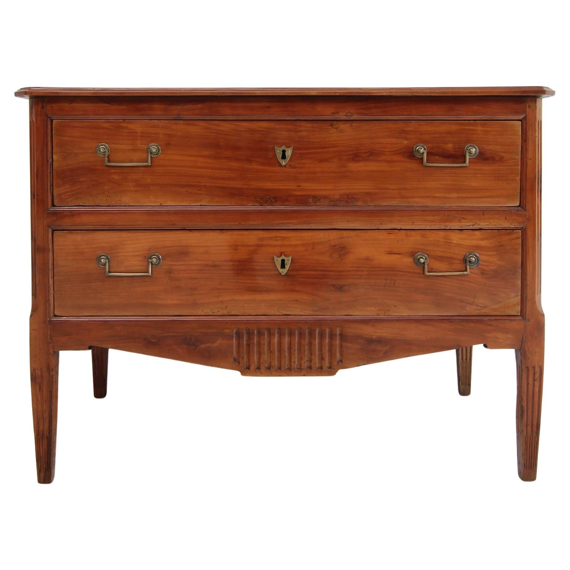 Late 18th Century Louis XVI Cherrywood Chest of Drawers For Sale