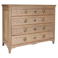 Late 18th Century Louis XVI Chest of Drawers made of Oak