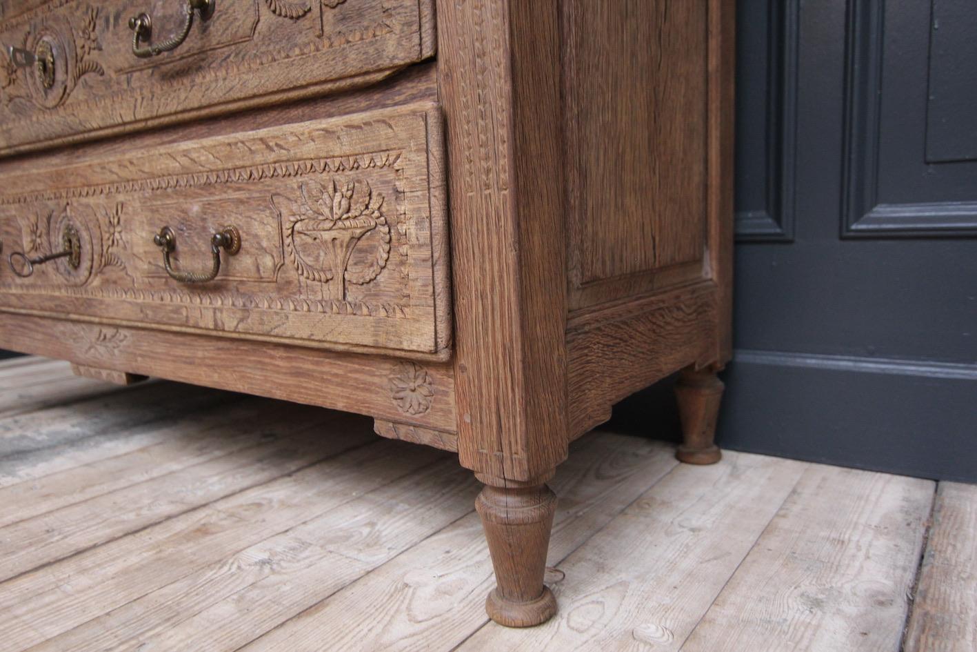 Late 18th Century Louis XVI Oak Chest of Drawers 7