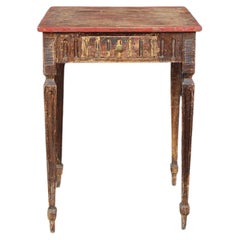 Late 18th Century Louis XVI Side Table in Original Paint