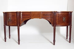 Late 18th Century Mahogany George III Sideboard with Cellerette