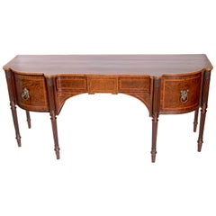 Late 18th Century Mahogany George III Sideboard with Cellerette
