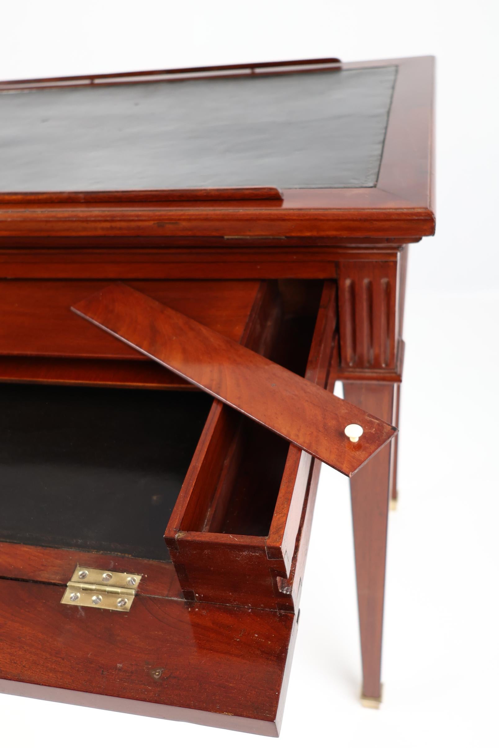 Late 18th Century Mahogany Veneered Architect's Table, Stamped For Sale 13