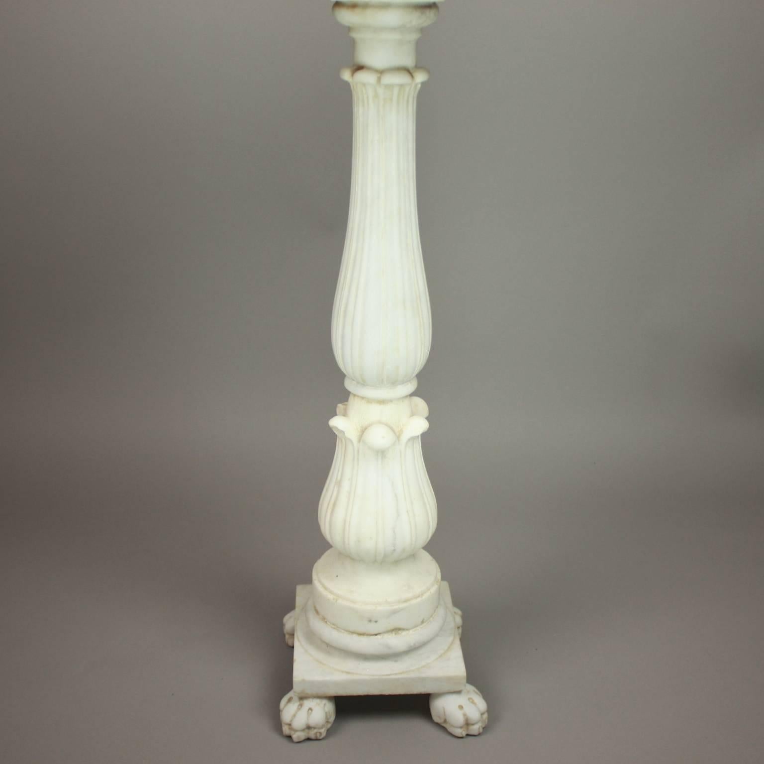 Carved Late 18th Century Marble Fountain