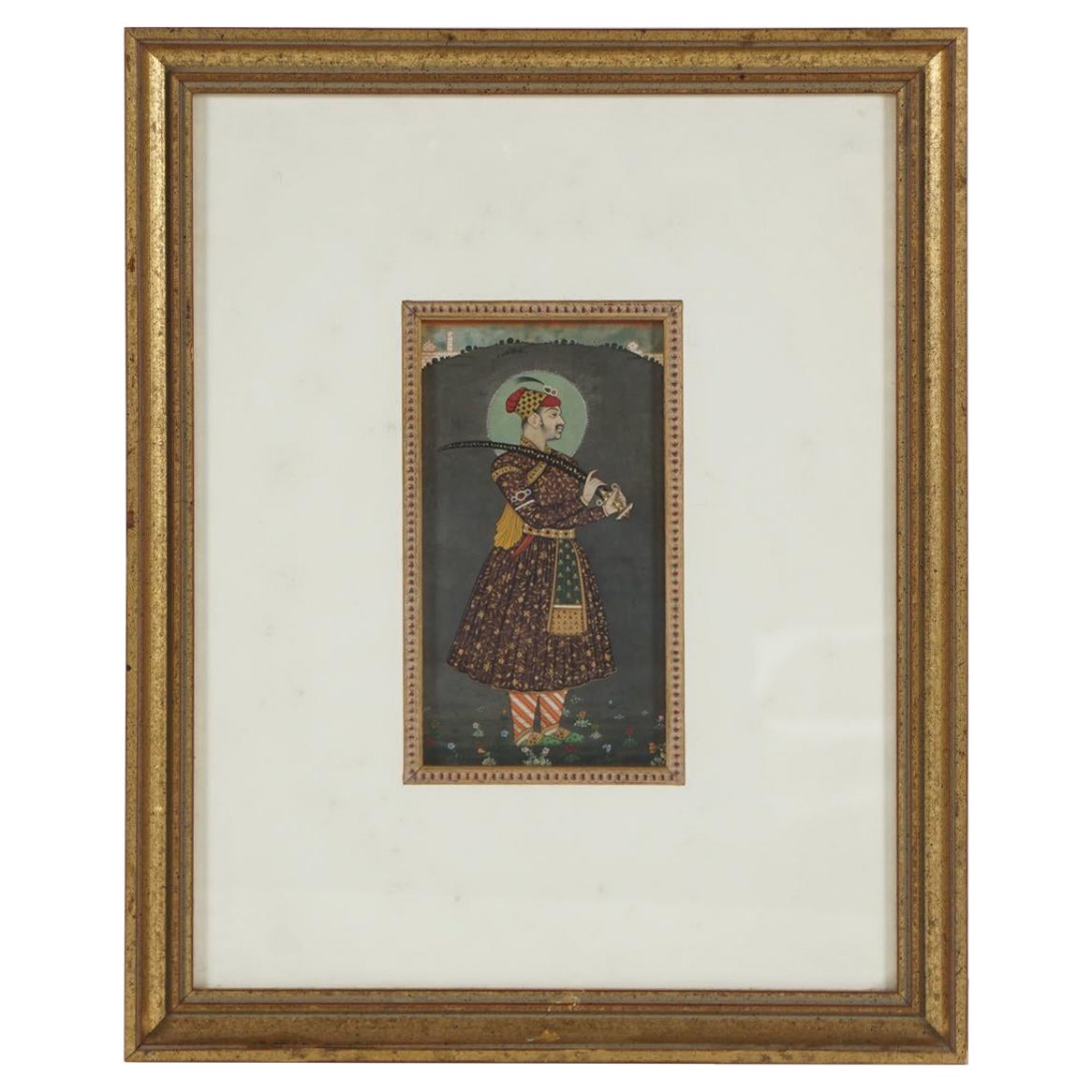 Moghul-Gemälde des Kaisers Shah Jahan aus dem späten 18. Jahrhundert