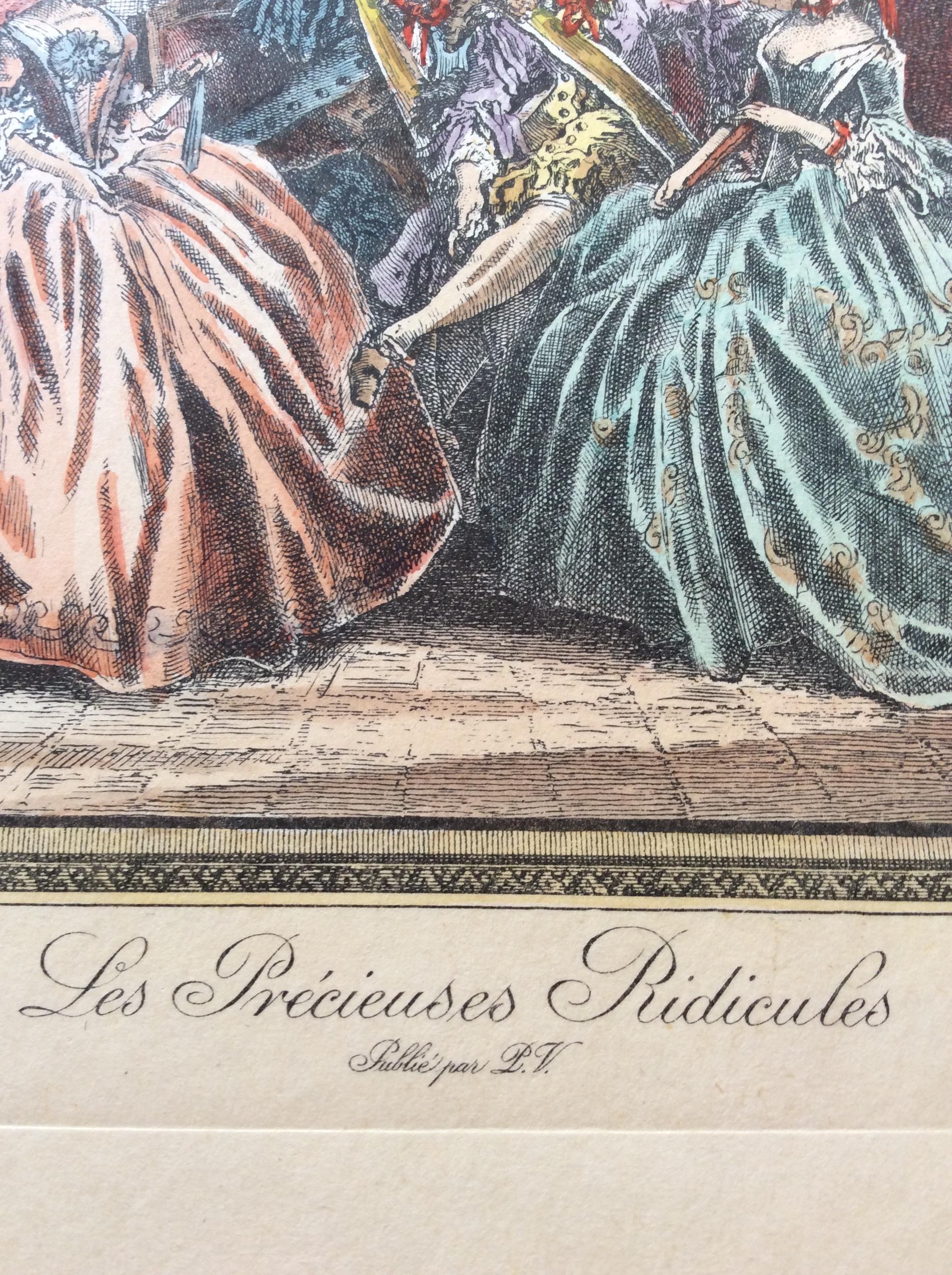 A fine crisp impression of great rarity; it is particularly unusual to find a 18th century color engraving print of this quality and condition in today’s print market.

Rare engraving print by famed artist François Boucher. François Boucher was a
