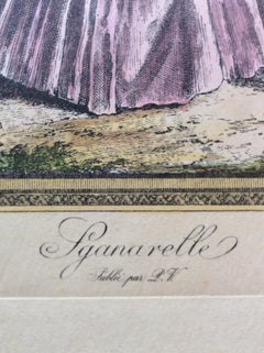 Incisione di moda francese della fine del XVIII secolo, François Boucher