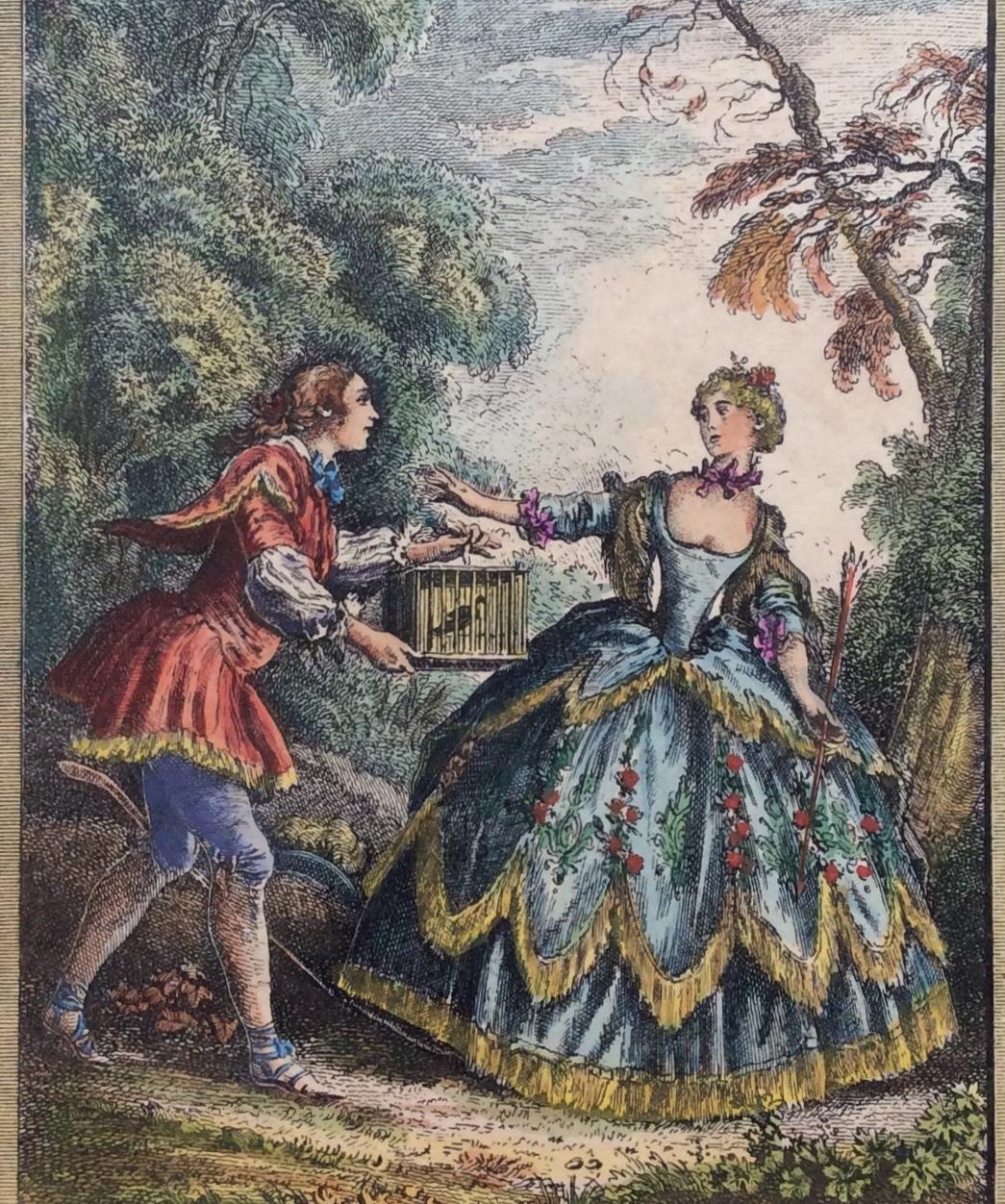Antique engraving prints - make a great gift!

Fine crisp impression of great rarity; it is particularly unusual to find a 18th century color engraving print of this quality and condition in today’s print market.

Rare engraving print by famed