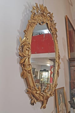 LATE 18th CENTURY NEOCLASSICAL GILT MIRROR