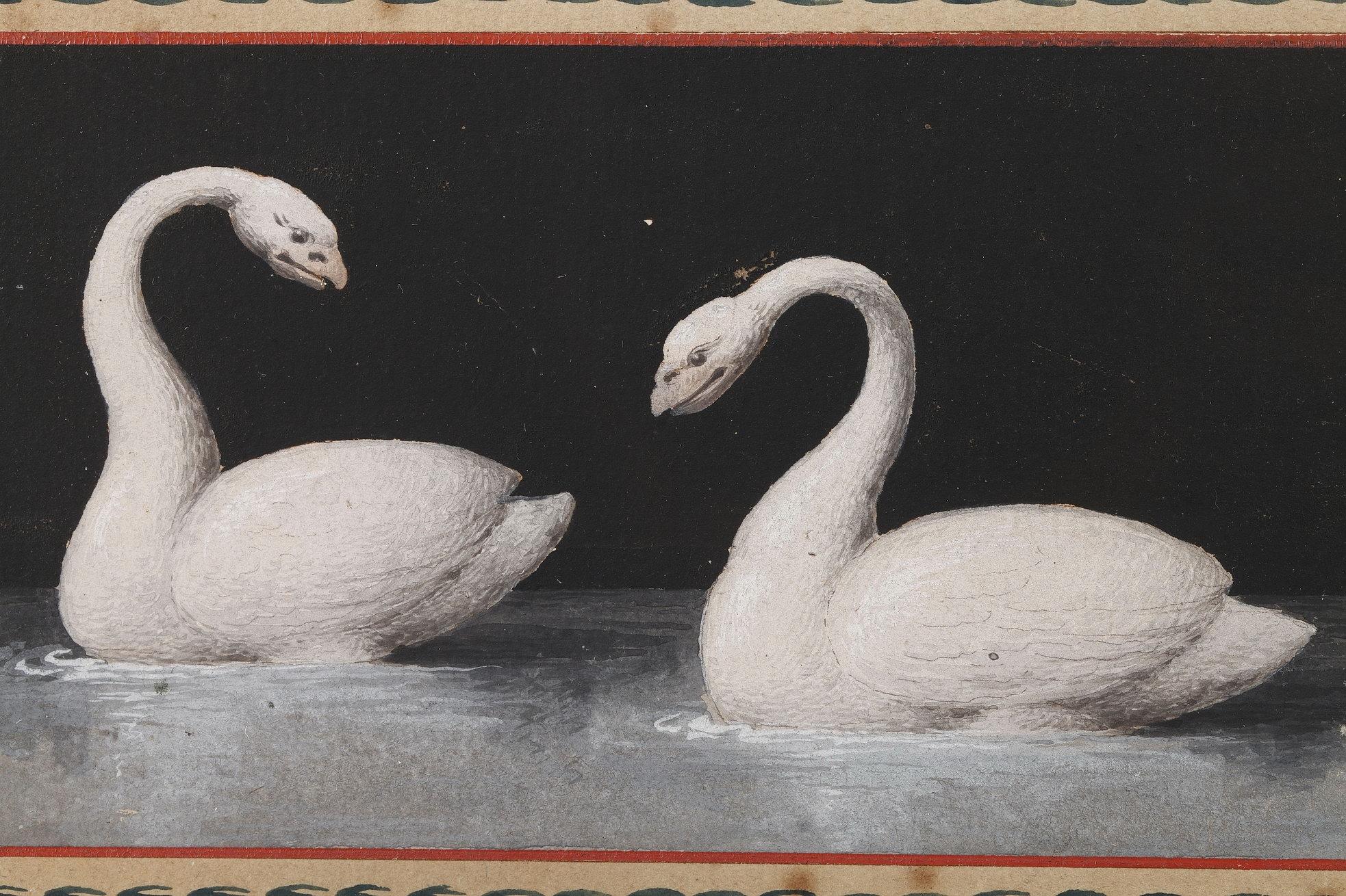 Late 18th Century Neoclassical Gouaches, Three Muses 3