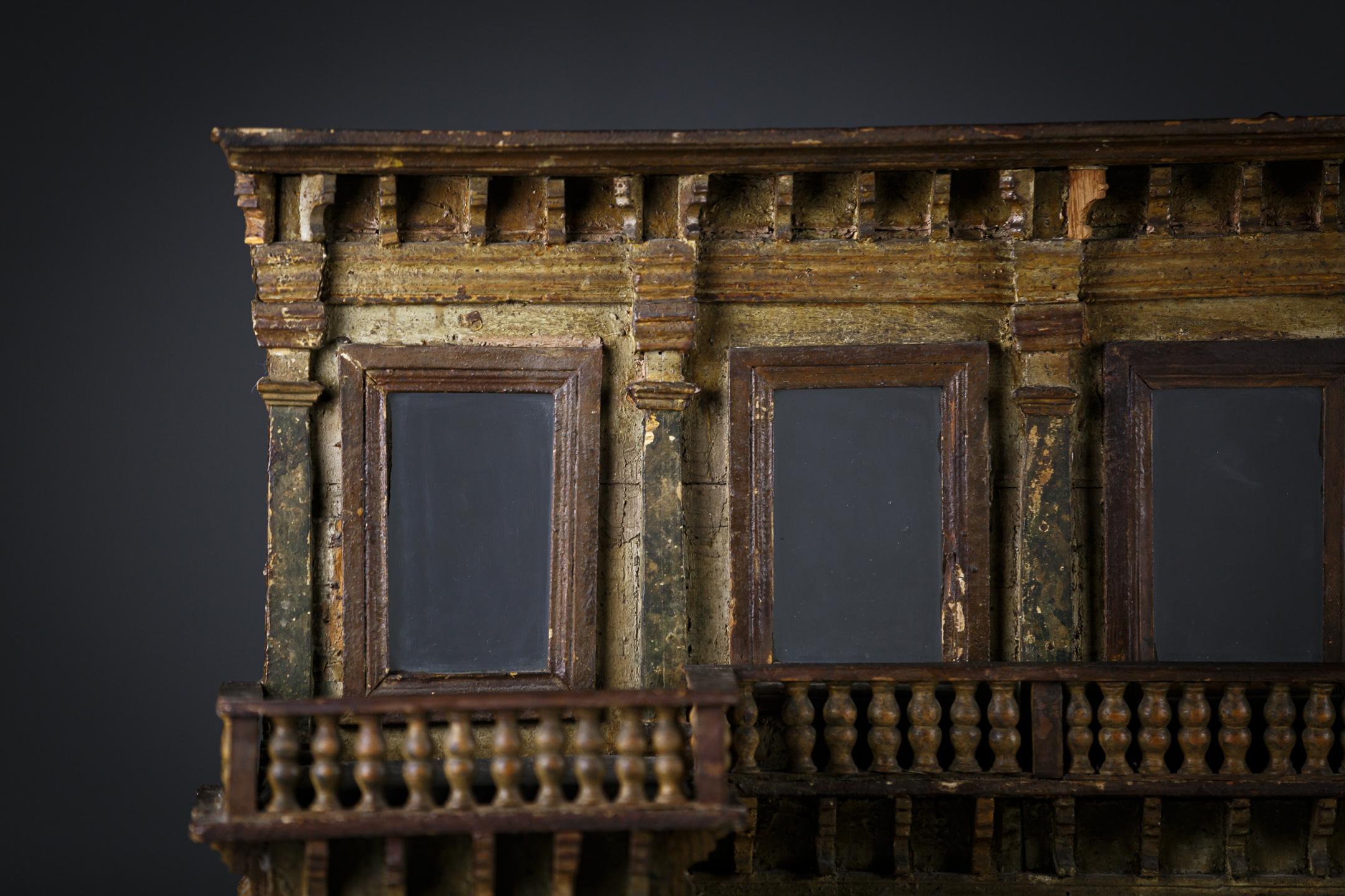 Late 18th Century Neoclassical Maquette Facade of a Palace For Sale 2