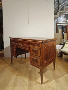LATE 18th CENTURY NEOCLASSICAL WRITING DESK WITH INLAYS