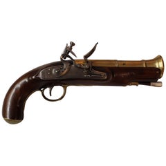 Antique Late 18th Century New York Blunderbuss Pistol Made by J. Finch